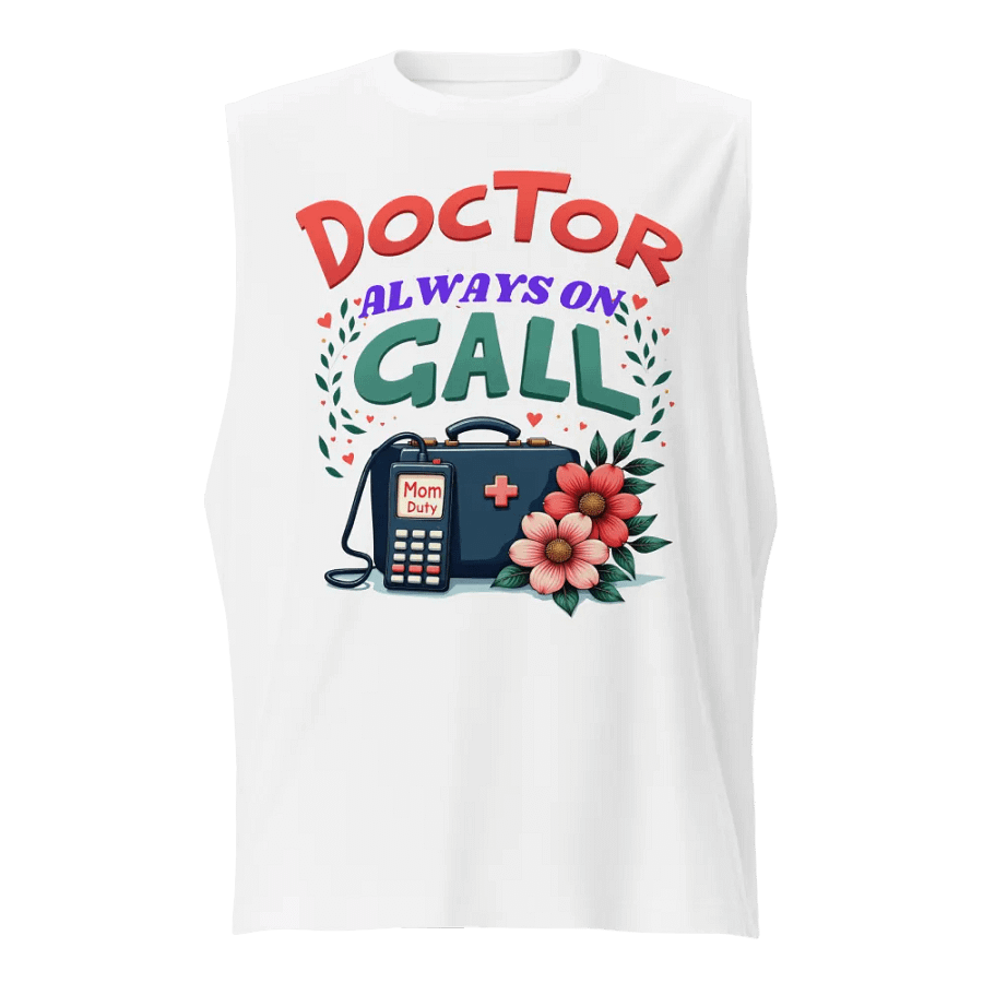 Mom Duty ,Doctor Always On Call Muscle Tank product image (5)