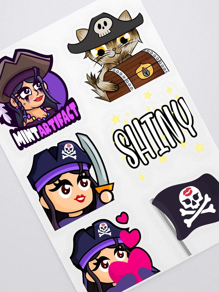 Mint Emote Sticker Sheet product image (1)