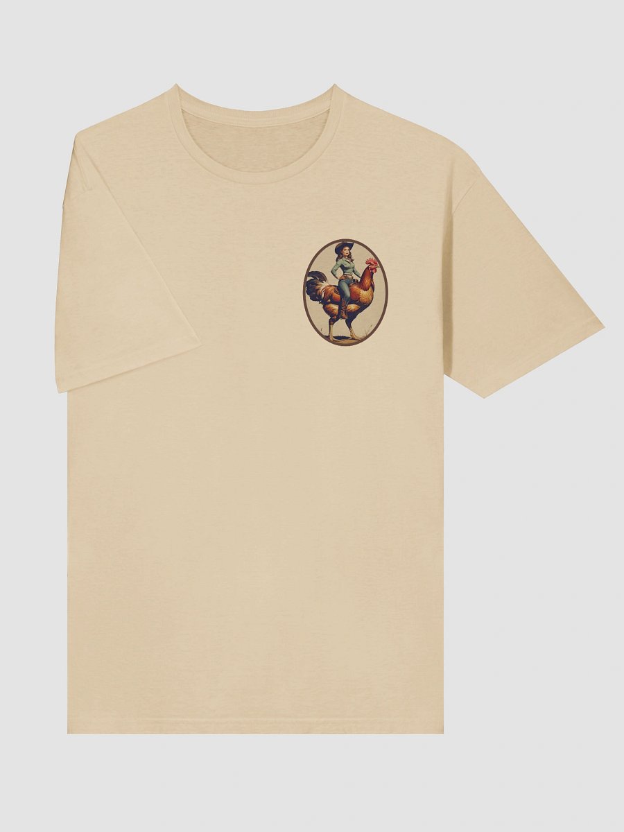 Cowgirl and Rooster Illustration T-Shirt product image (173)