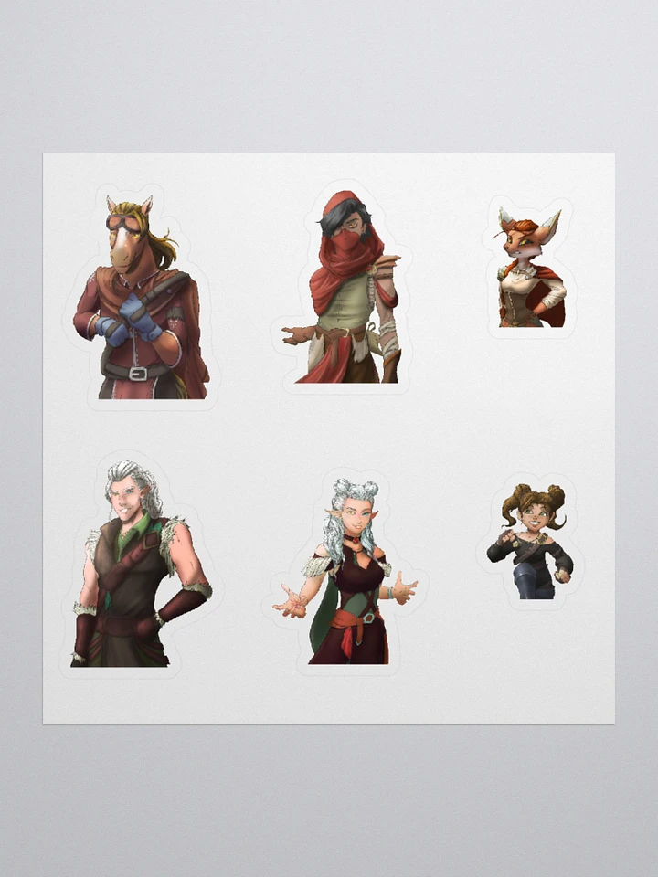 The Red Winds Character Stickers! product image (3)