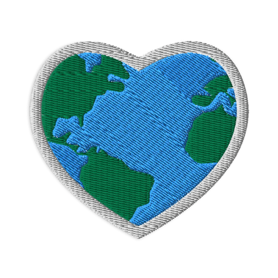 Through Christ Heart Logo Denim Patch product image (1)