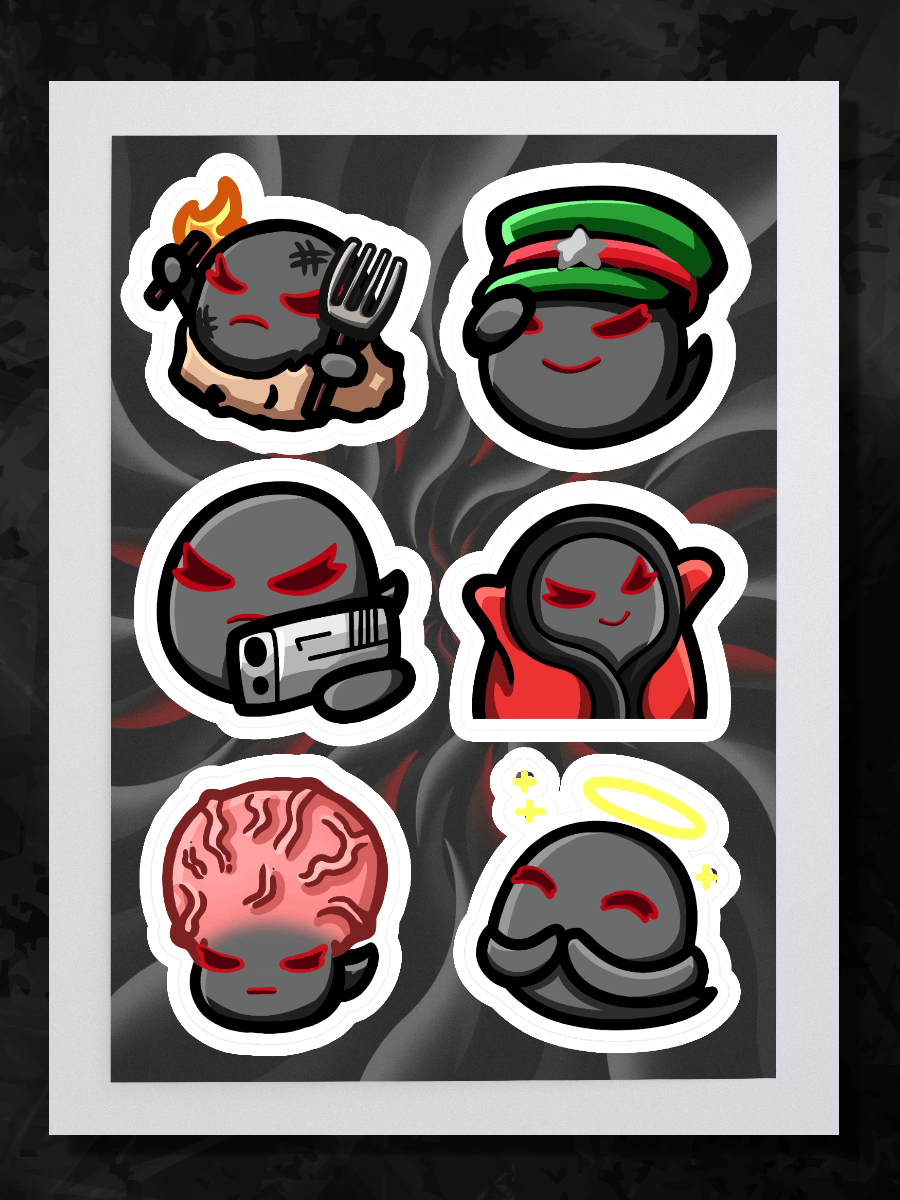 Emote Sticker Sheet 2 product image (1)