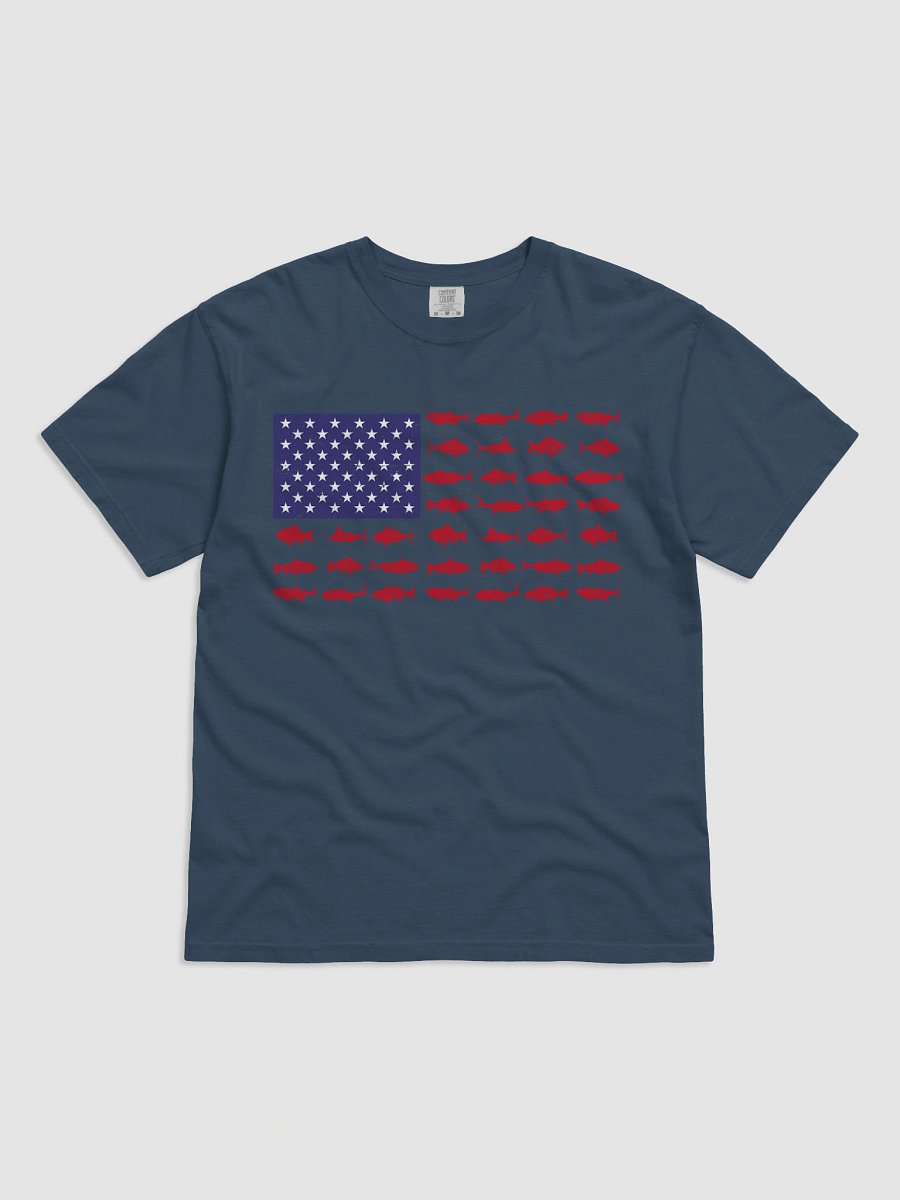 Stars and Stripes Fishy Flag T-Shirt product image (8)