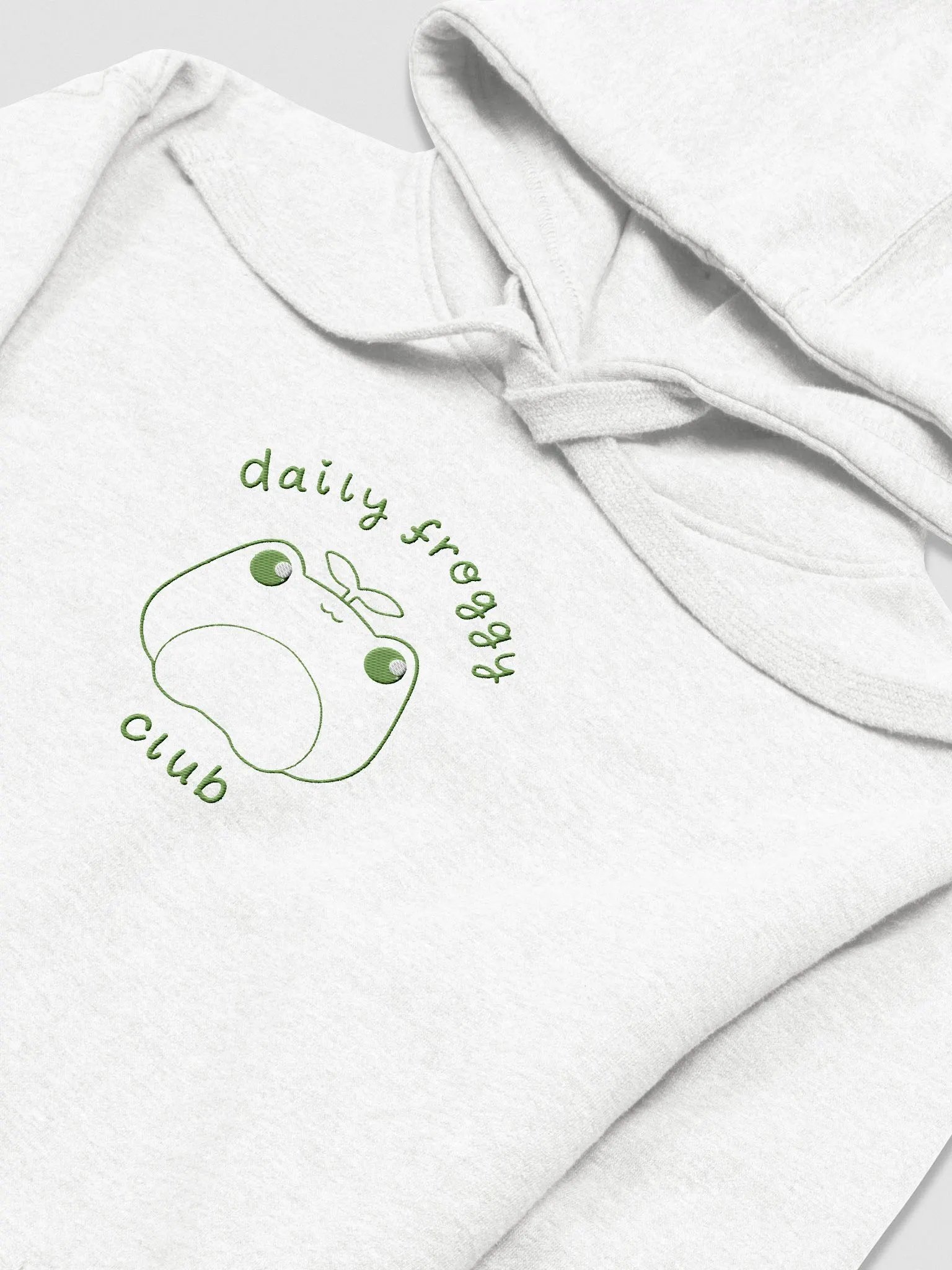 Daily Froggy Club Embroidered Hoodie product image (3)