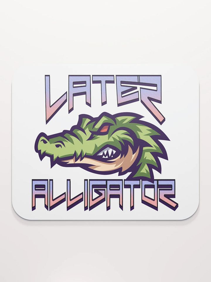 Later Alligator Classic Mouse Pad product image (1)