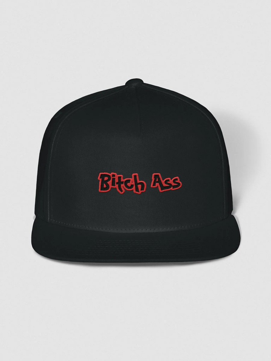 Bitch Ass Yupoong Flat Snapback Cap product image (8)