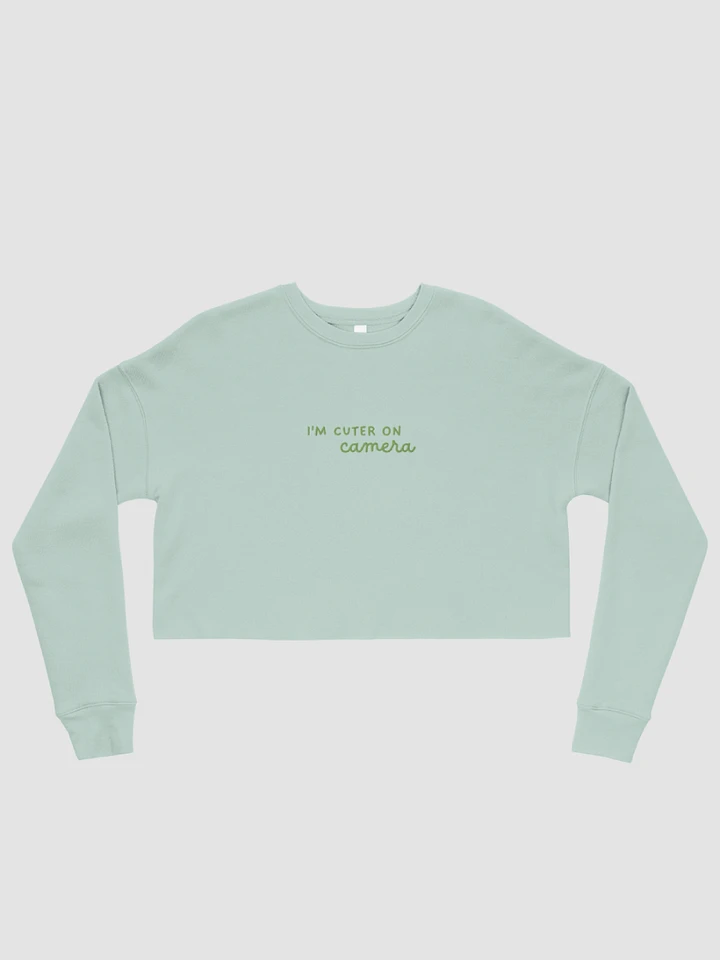 Cuter on Camera Crop Sweater - Mint product image (2)