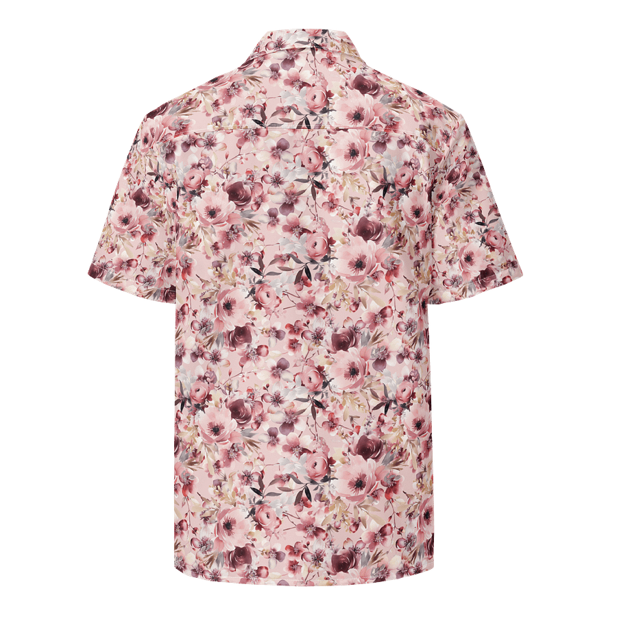 Pink Roses Garden Hawaiian Shirt product image (2)