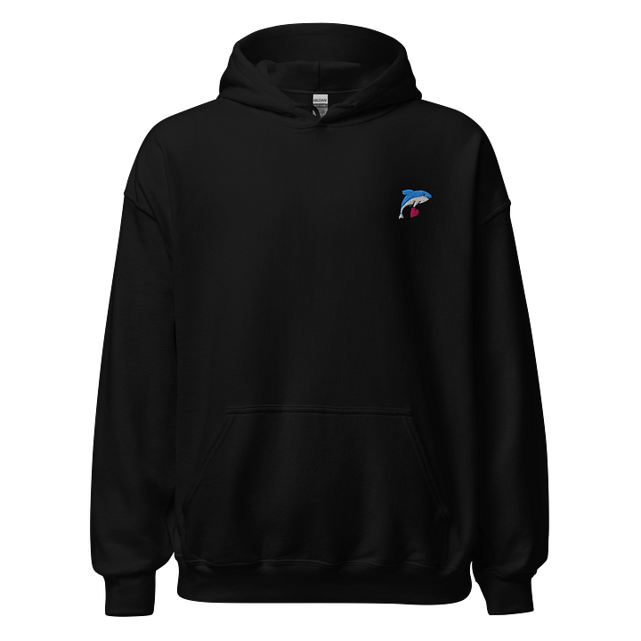 Embroidered Dolphin Hoodie product image (1)
