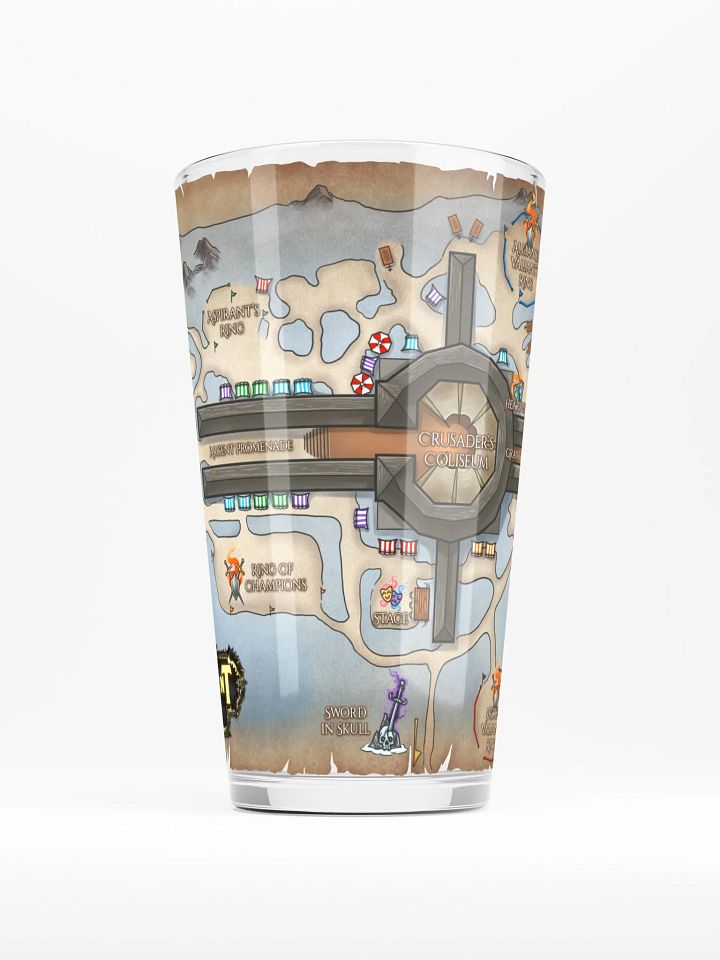 Tournament of Ages - Fairegrounds Map - Pint Glass product image (1)