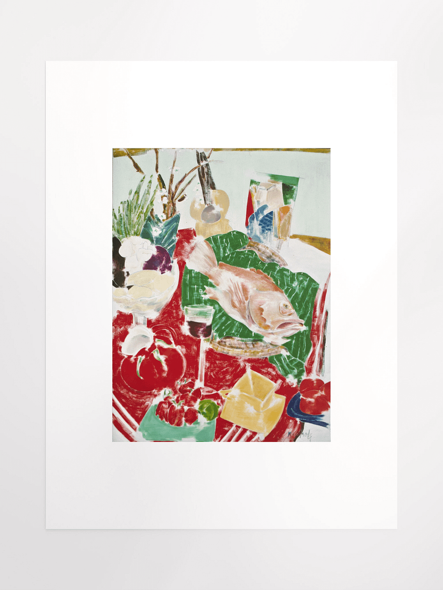 Still Life with Fish #2 1985 print product image (2)
