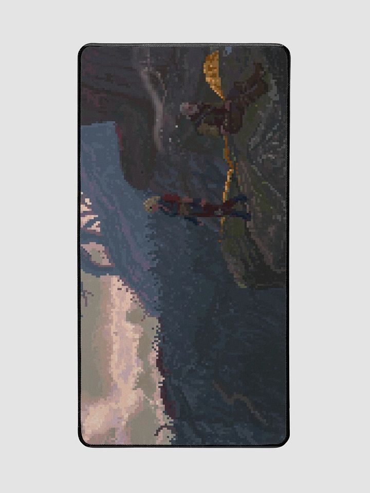 "Geralt & Ciri on a Cliff" Desk Mat product image (2)