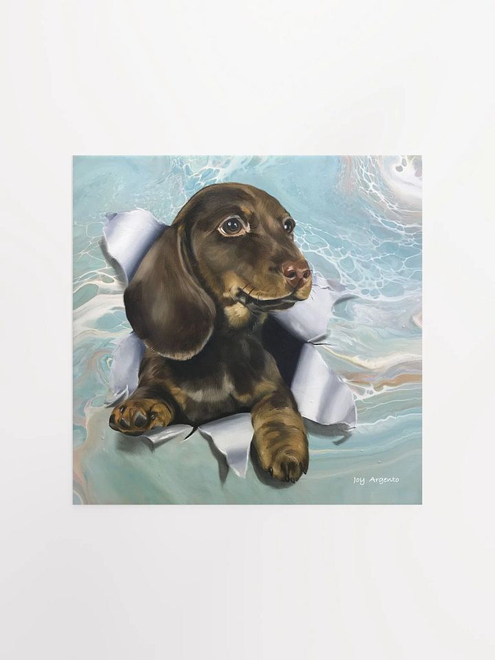 Puppy Breaking Through Print product image (1)