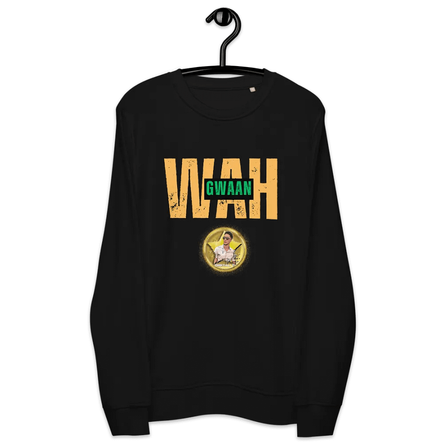 DIGI Unisex Organic Sweatshirt (Wah Gwaan #1 ) product image (6)