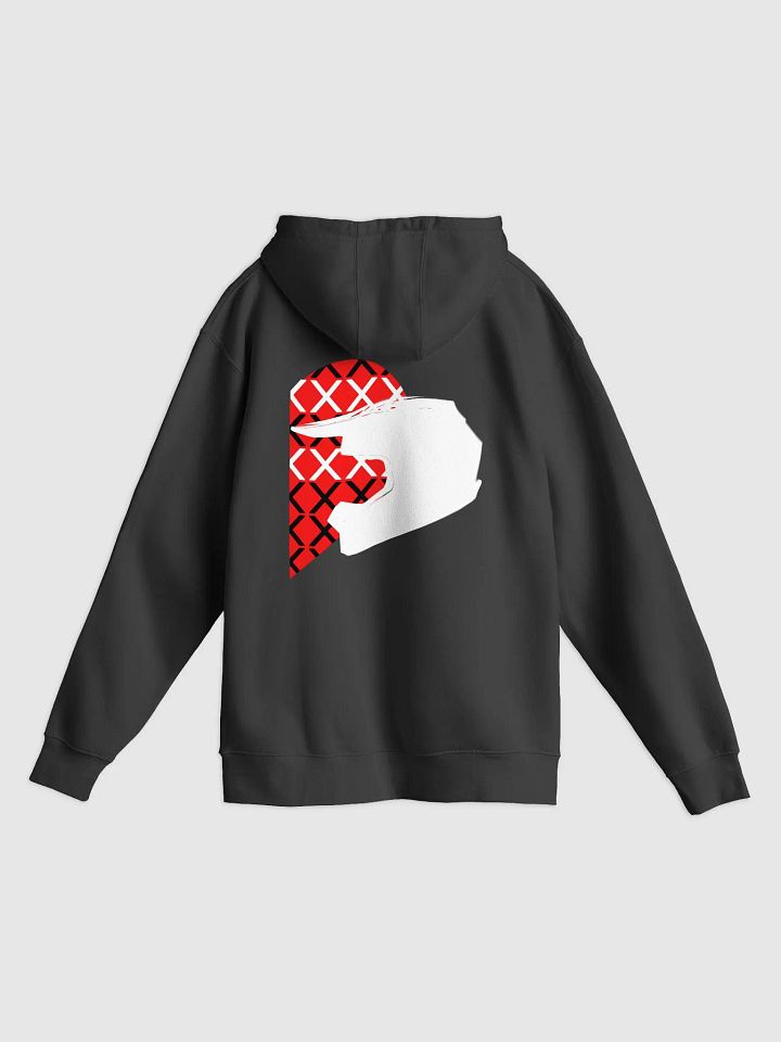 Valentine Matching Off-Road Helmet Heart Hoodie (White-Right) product image (2)