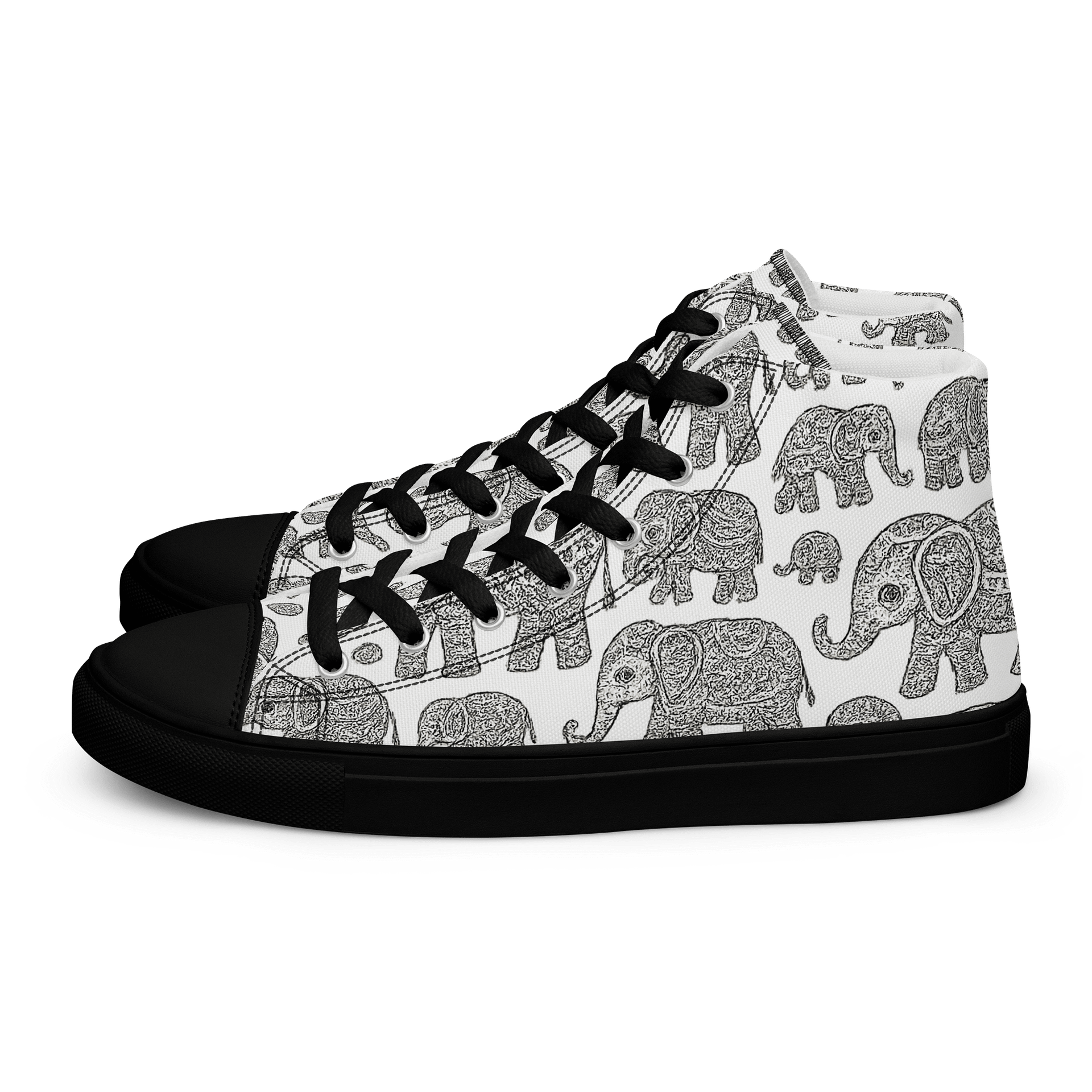 Ornate Elephant High Tops product image (1)