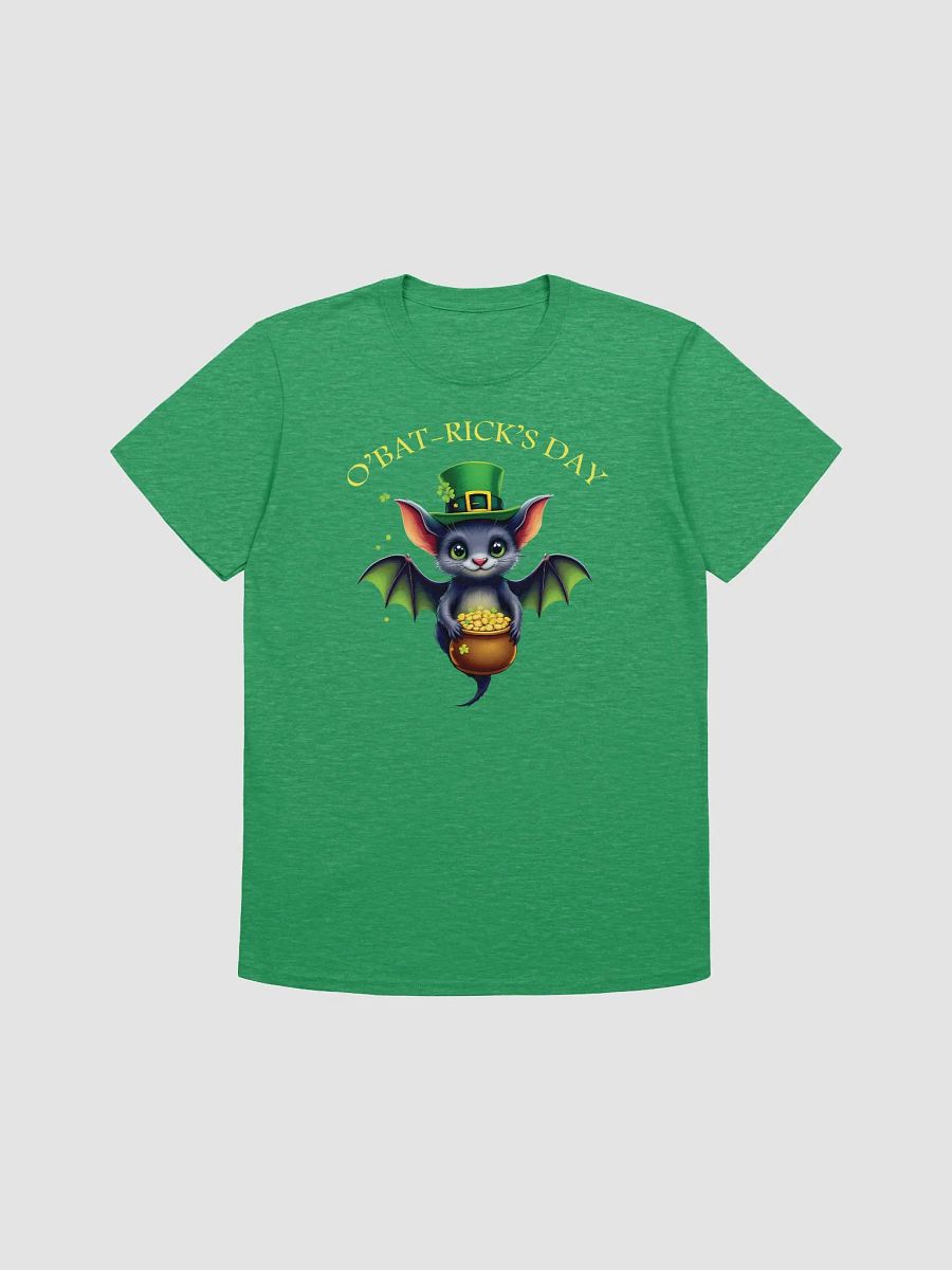 Cute St. Patrick’s Day Bat unisex T-Shirt – O’Bat-Rick’s Day Funny Irish Design product image (3)