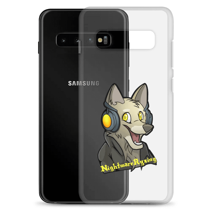 Nightmare Ryzing Anthro-Wolf Clear Samsung® Case product image (8)