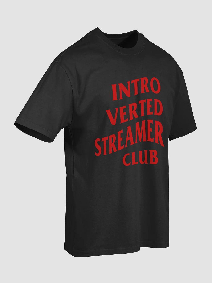 Introverted Streamer Club "Team Red" Oversized Tee product image (14)
