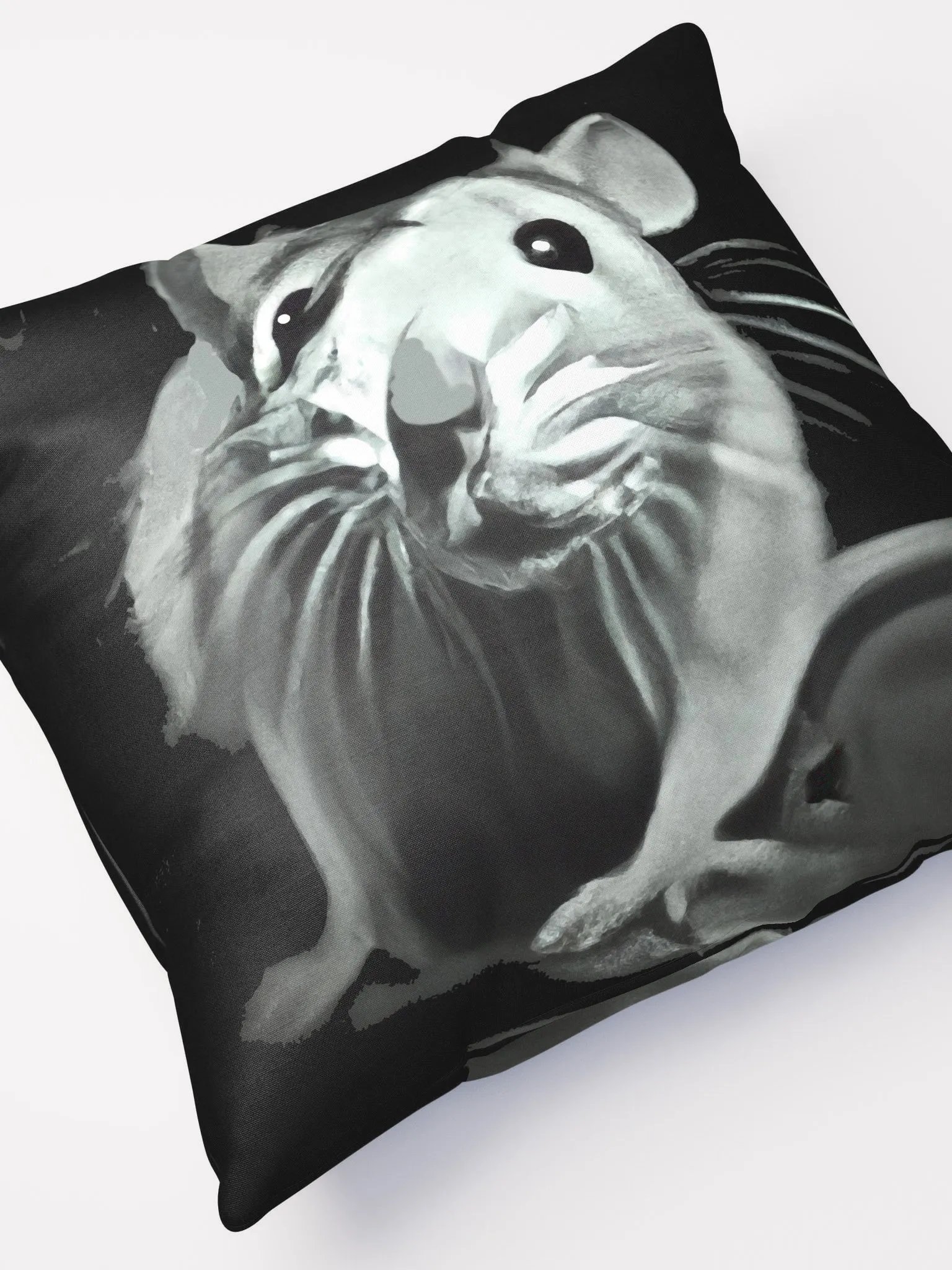 running rat throw pillow product image (2)