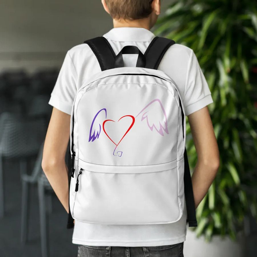 Winged Heart Backpack product image (6)