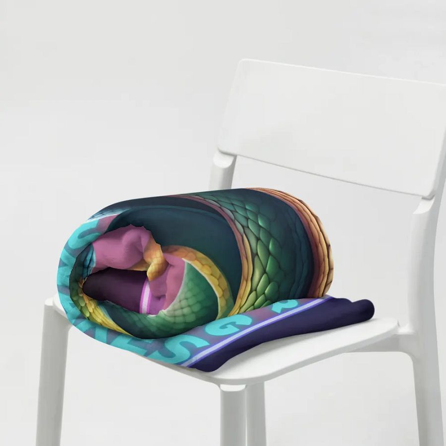 snake life blanket product image (19)