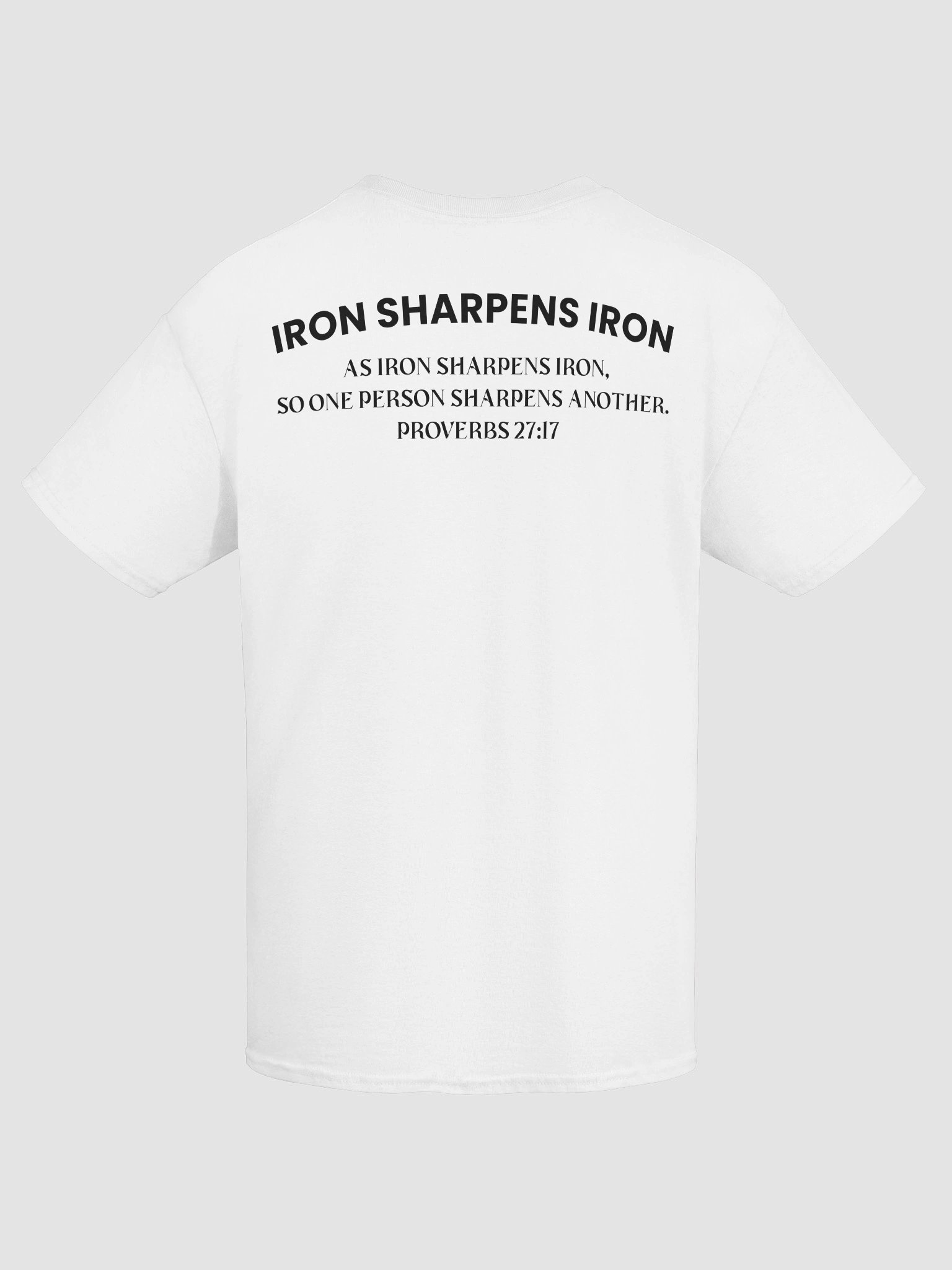 Beards for Jesus - Iron Sharpens Iron - Black Logo product image (117)