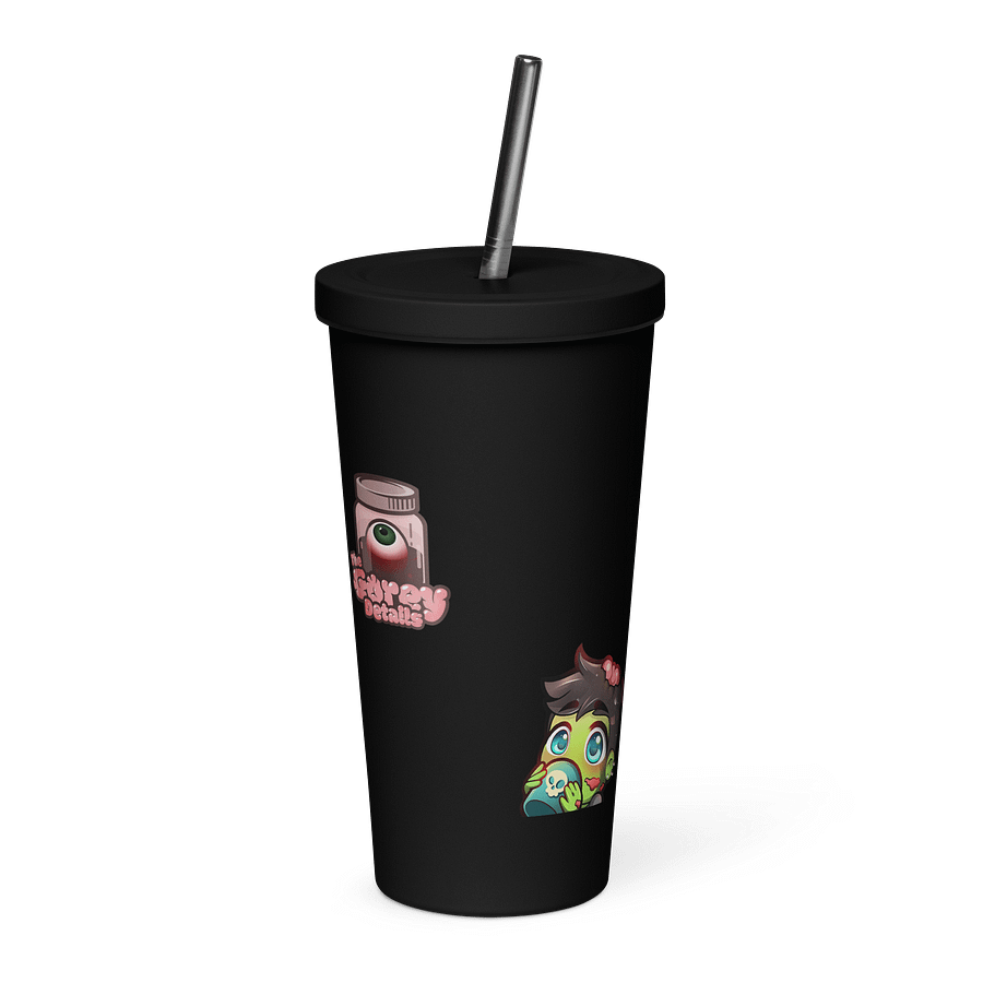 Insulated Tumbler with a Straw product image (1)
