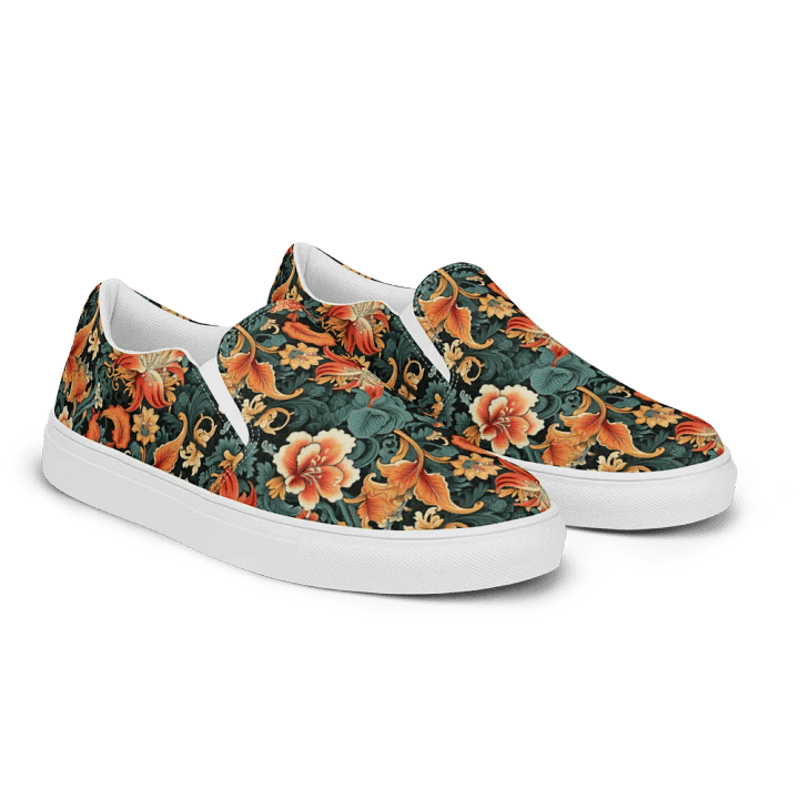 Sunset Flowers | Men's Slip-On Canvas Shoes product image (2)