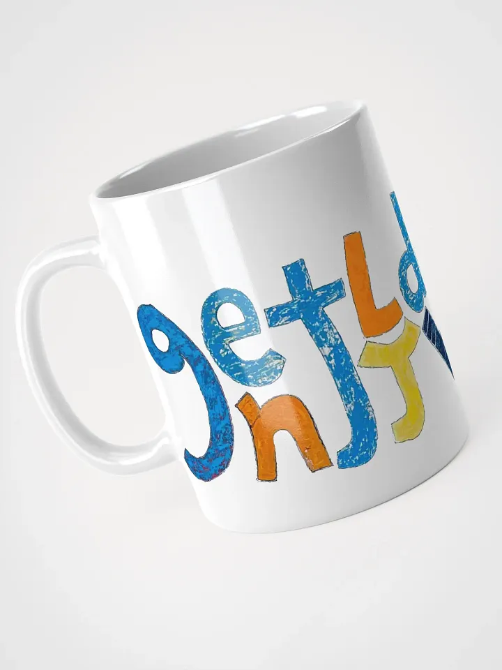 Gently Down the Stream White Ceramic Mug product image (1)