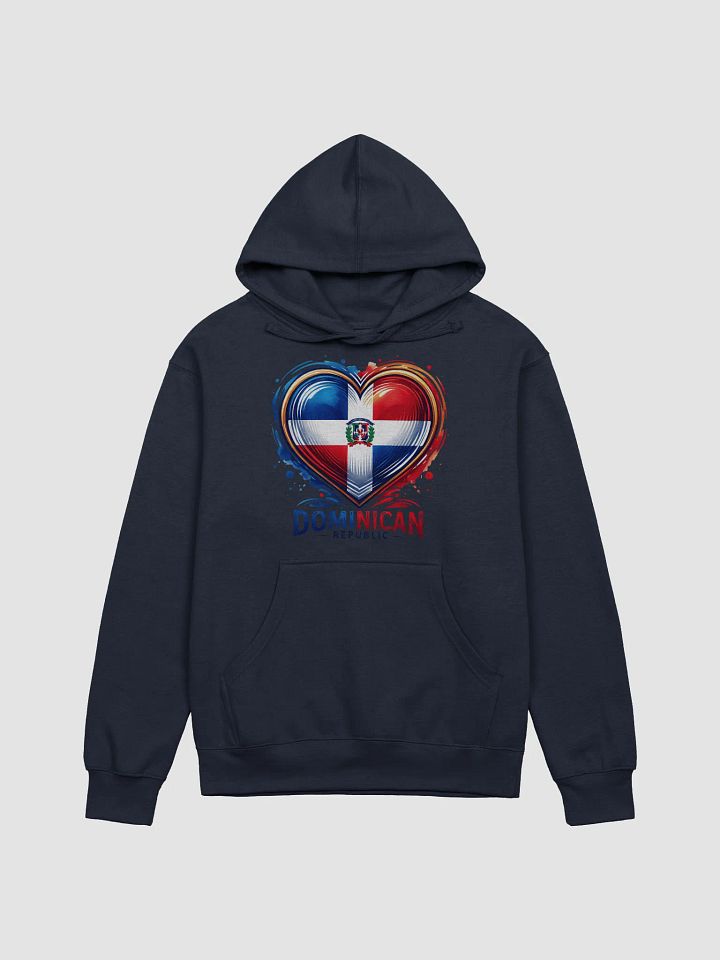 Dominican Republic Heart Flag Hoodie product image (6)