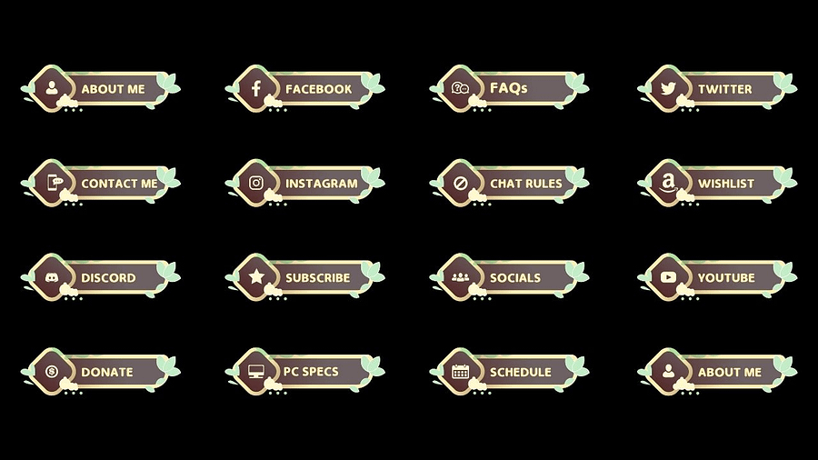 Rustic Nature Twitch Panels product image (2)