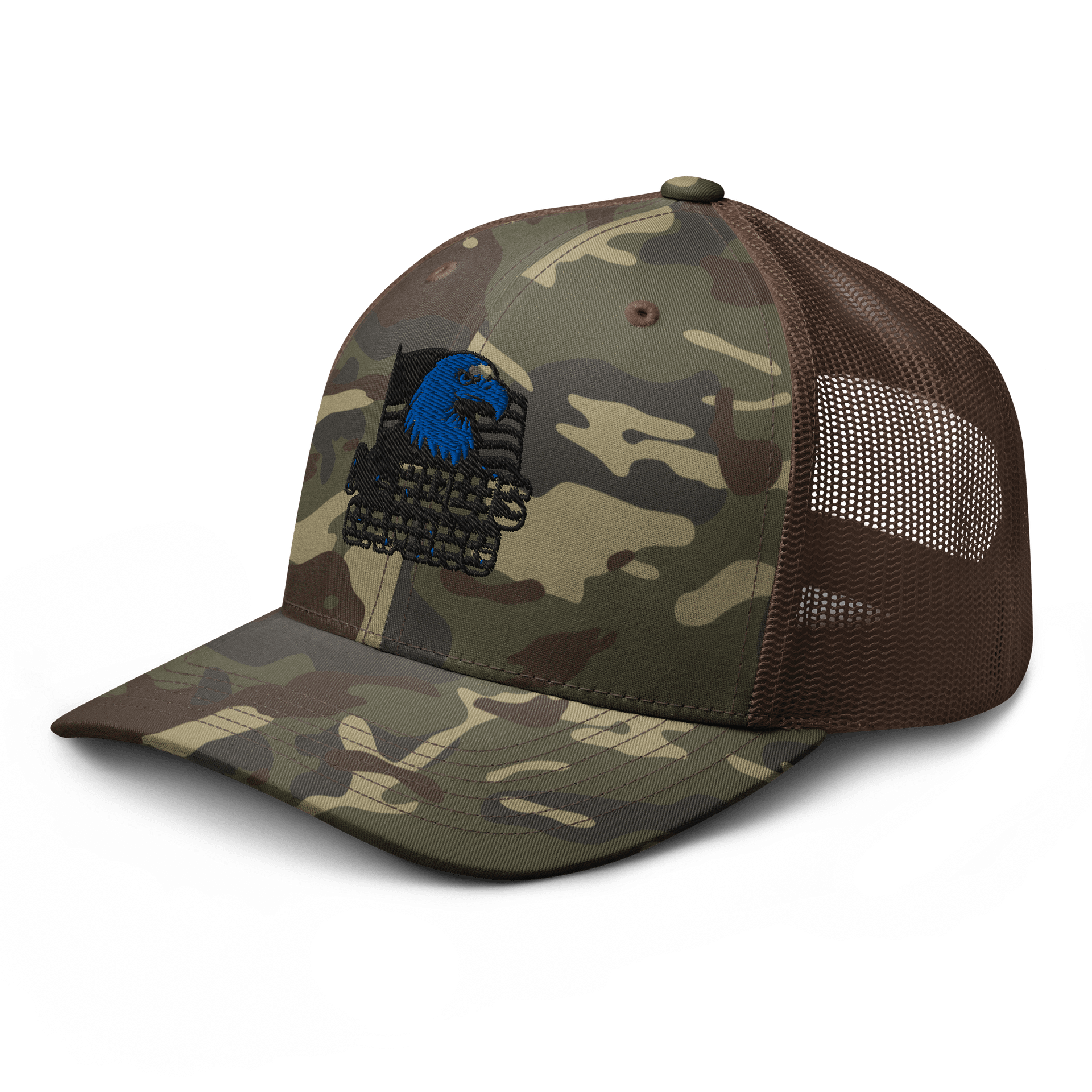 Eagle Vision Camo Trucker Hat product image (4)