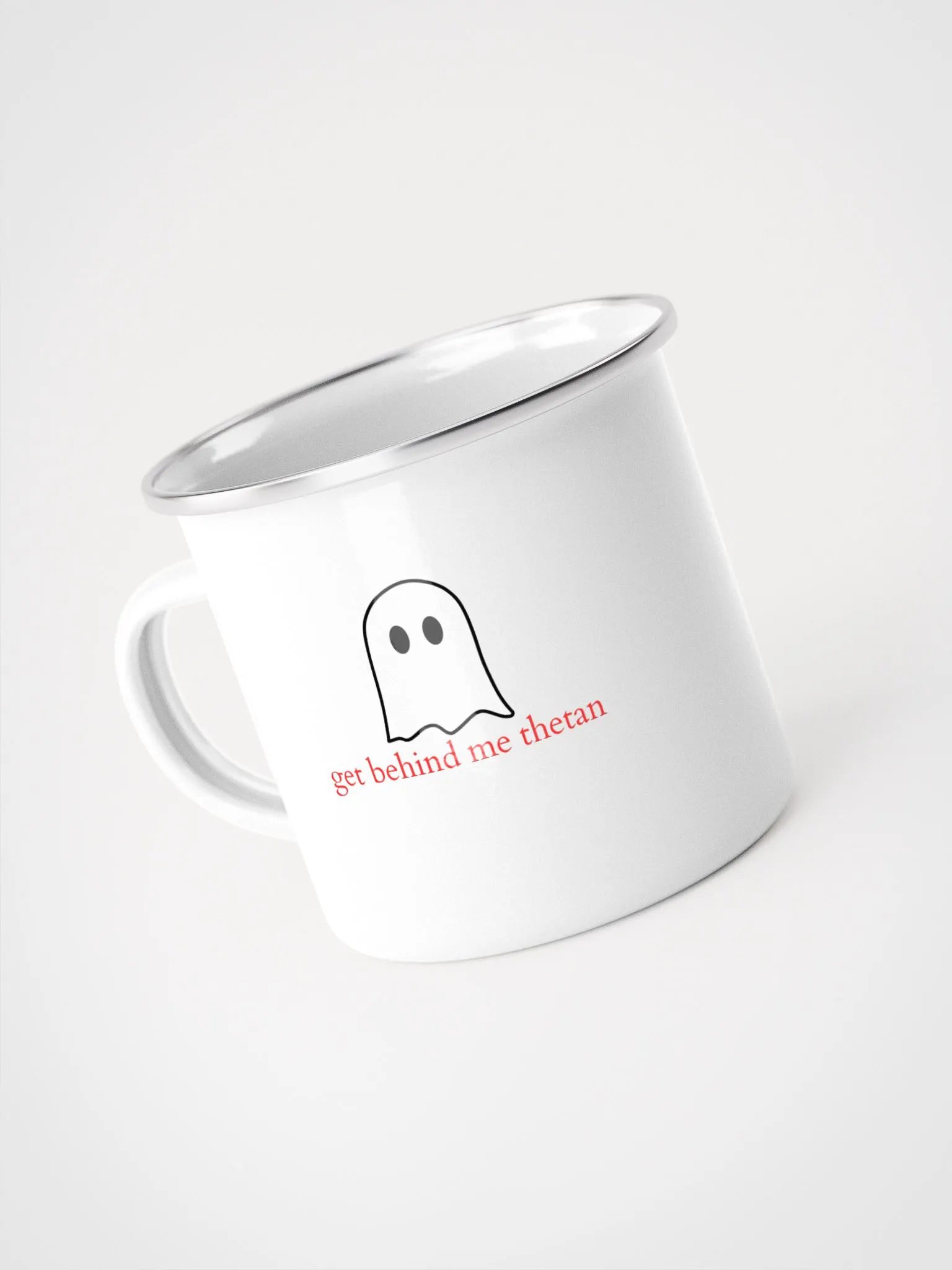 Get Behind Me Thetan enamel mug product image (3)