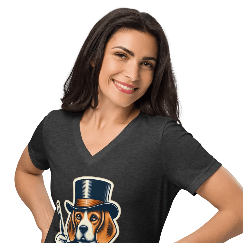 Magician Beagle - V-neck product image (36)
