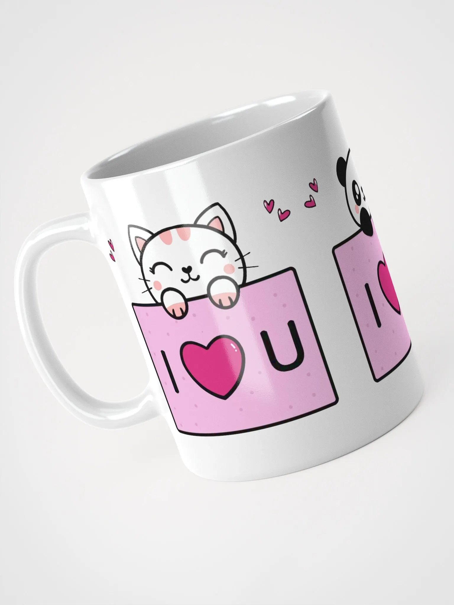 Animal Love White Glossy Coffee Mug product image (1)
