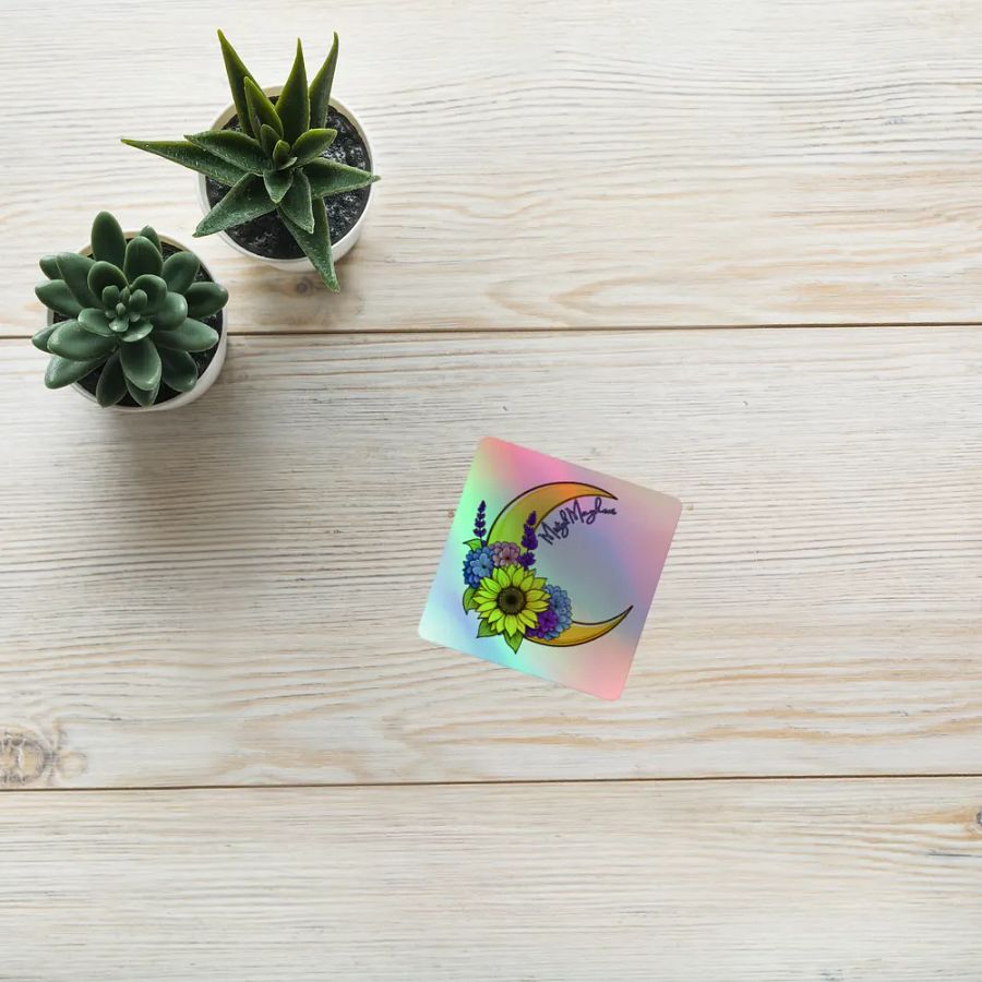 Holographic MM Logo Sticker product image (8)