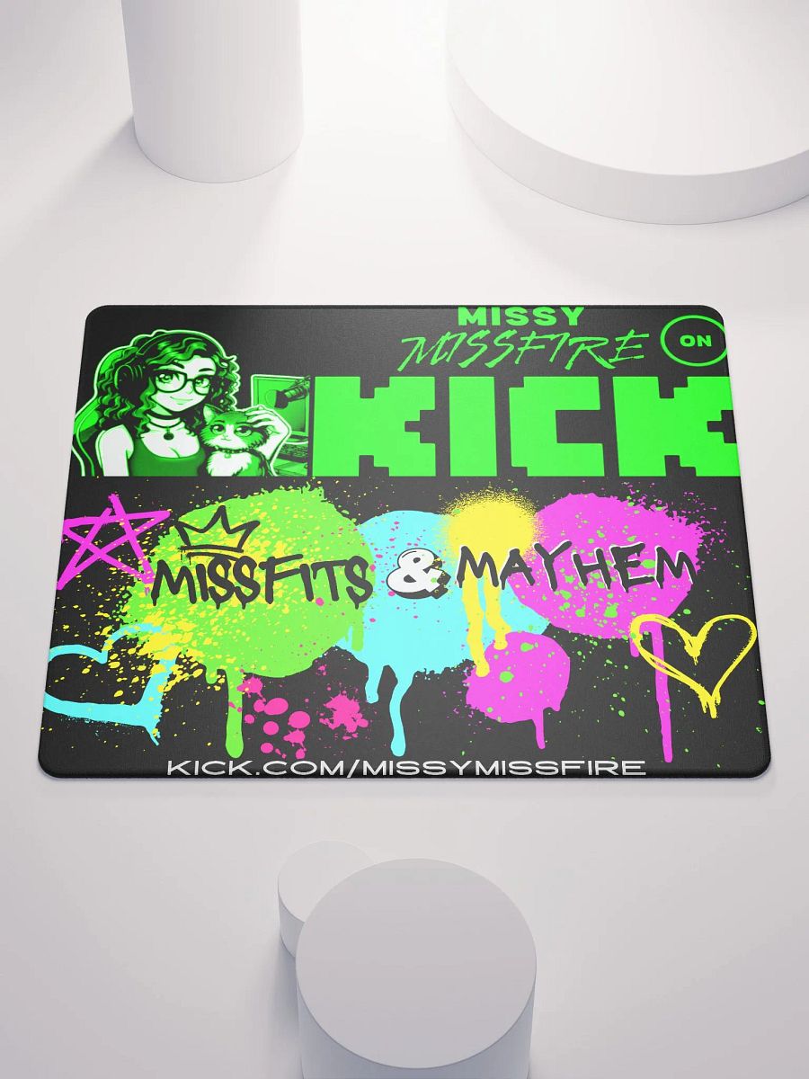 Missfits Mousepad Graffiti and Green product image (1)