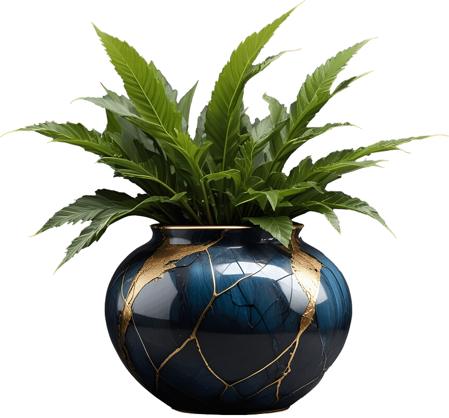 Majestic Wabi-Sabi -Style Planter PNG product image (1)