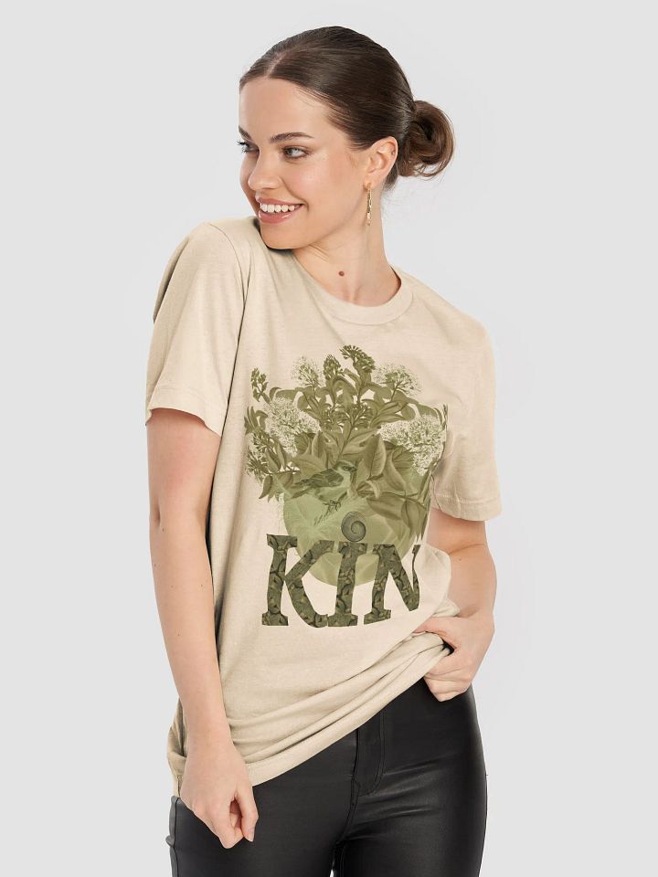 Unisex Kinship - You are Beautiful - Olive Green Sparrow and Rata Tee product image (79)