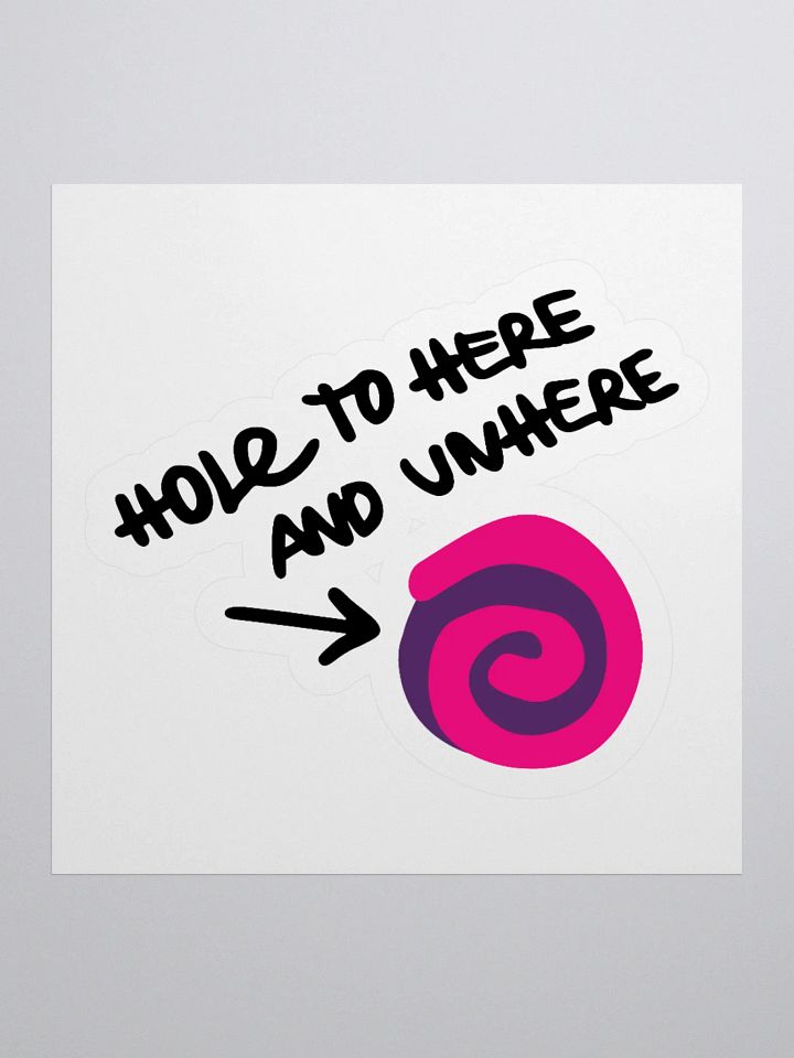 Lost Records: Bloom & Rage Hole to Here and Unhere Sticker product image (1)