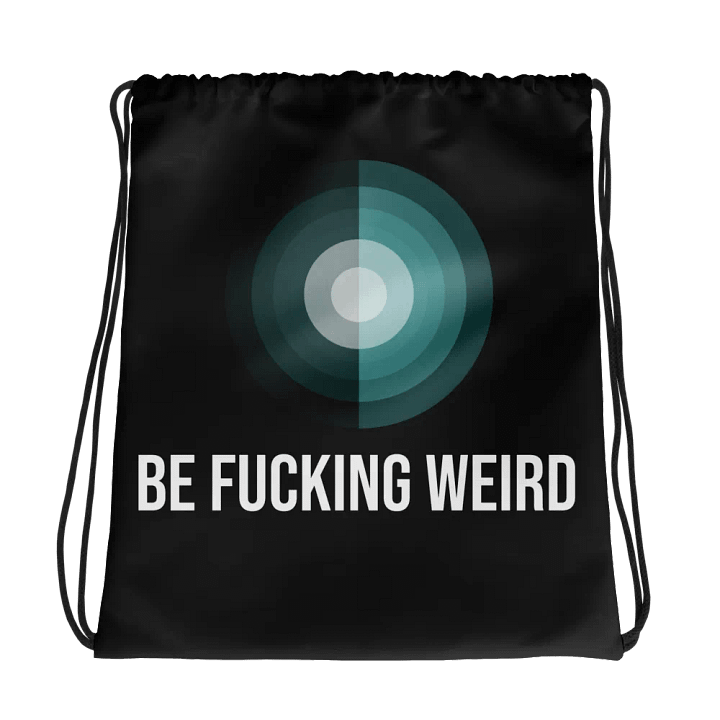 Eccentric Circles Drawstring Bag product image (1)