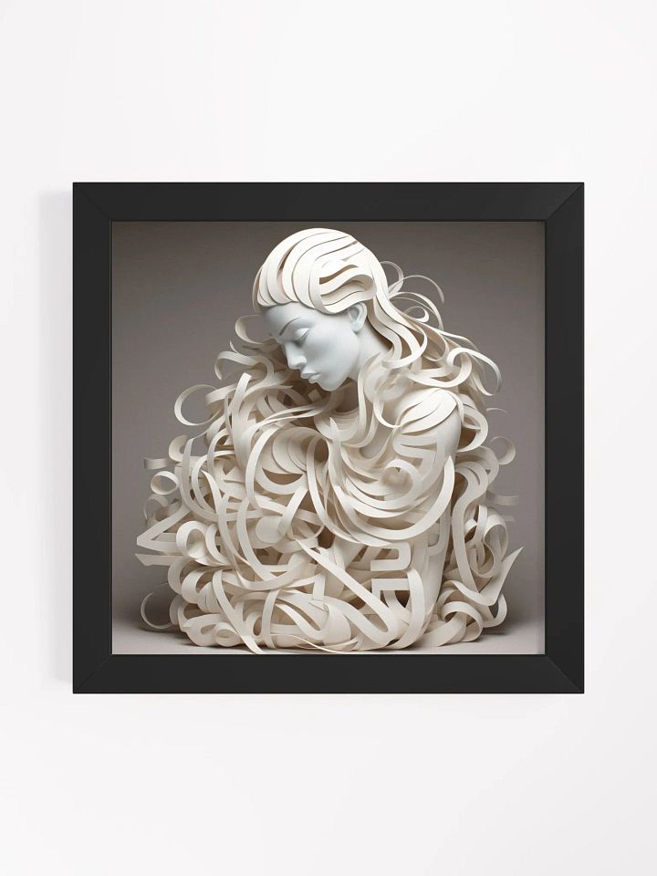 Minimalist Art Deco Portrait of Woman product image (1)