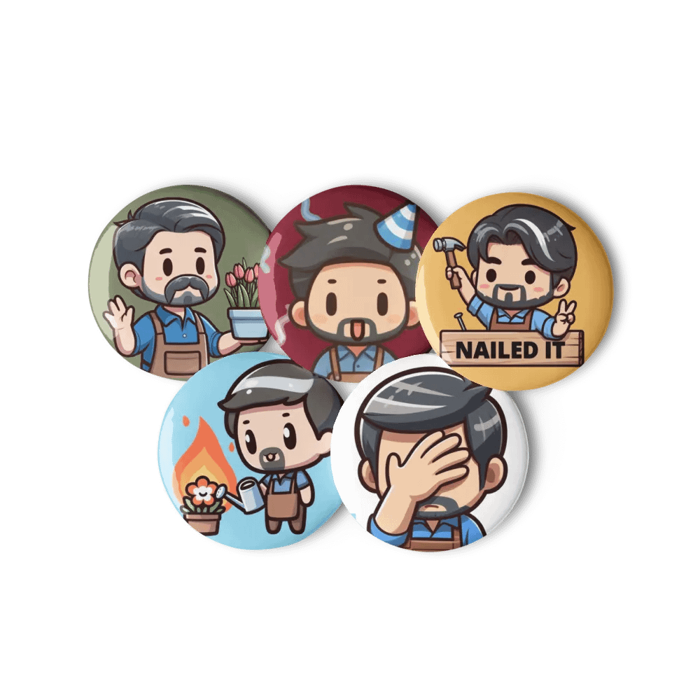 Garden with Ish Emote Badge Set product image (4)