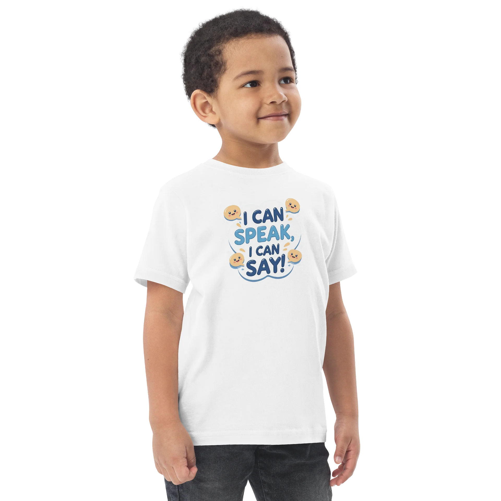 I Can Speak, I Can Say Toddler Jersey Tee product image (2)
