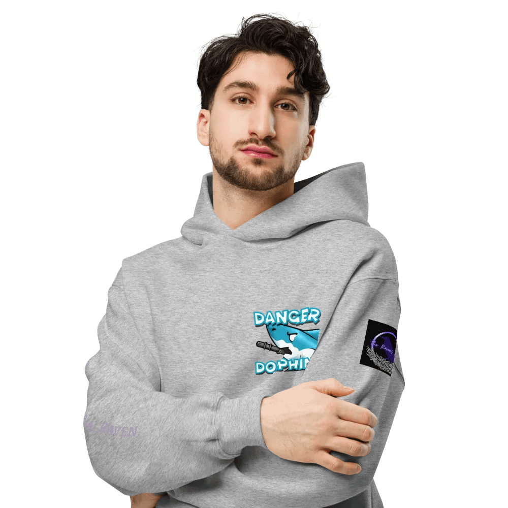 Danger Dolphin Unisex Oversized Hoodie product image (26)