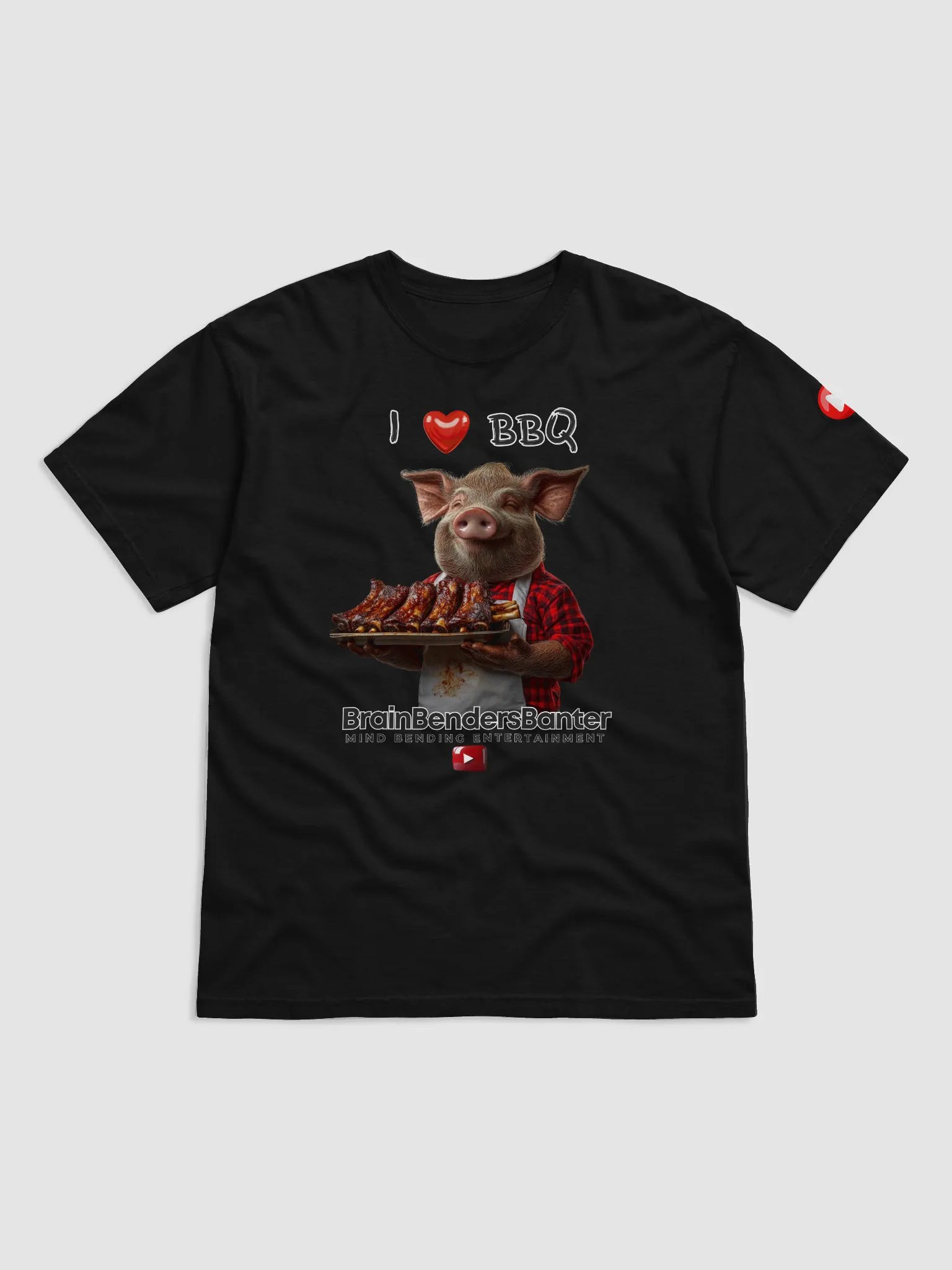 I Love BBQ Uni-Sex T-Shirt product image (5)