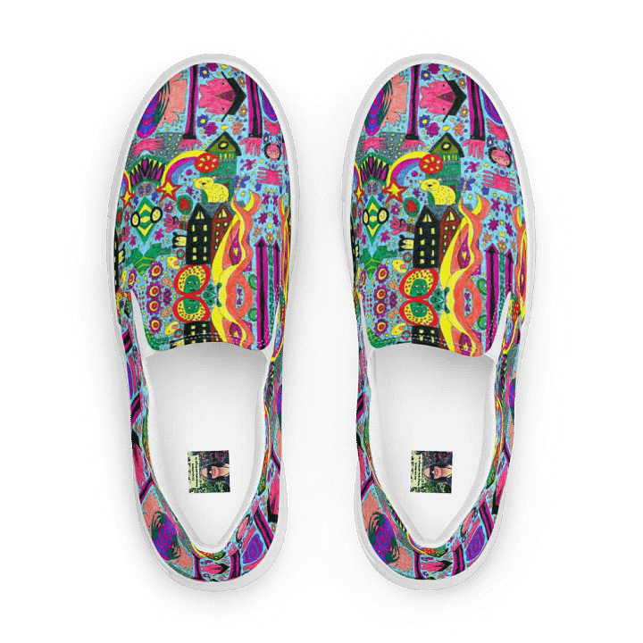 Kaleidoscope Dream Men's Slip-On Shoes product image (1)