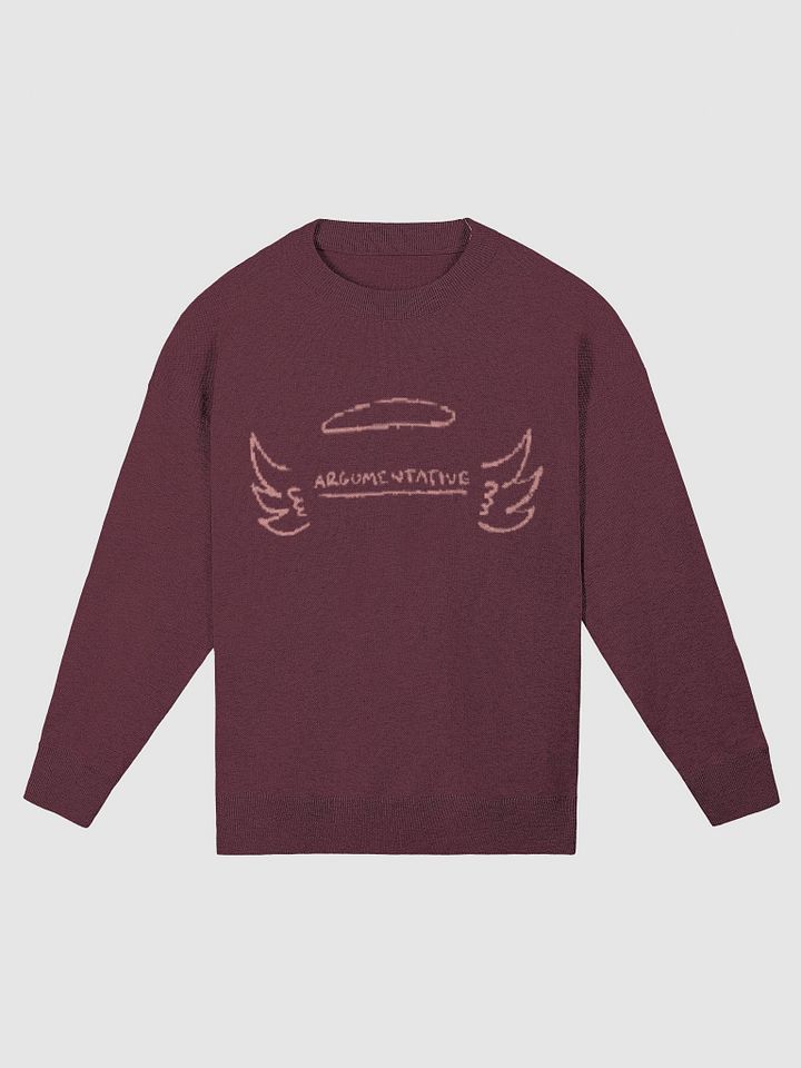 ANGELIC (duotone maroon) knitwear crewneck product image (4)
