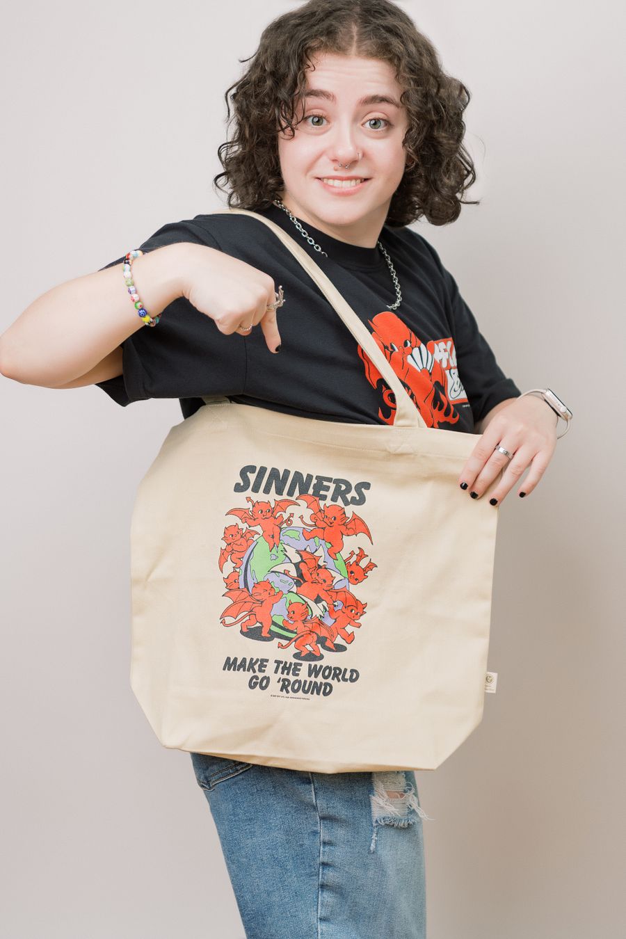 Sinners Make The World Go 'Round - Tote Bag product image (3)